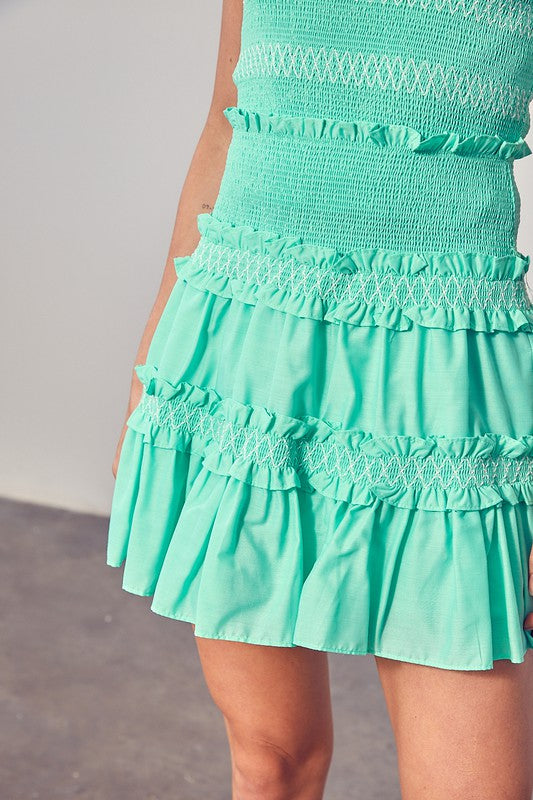 Terri Tiered Ruffle Skirt