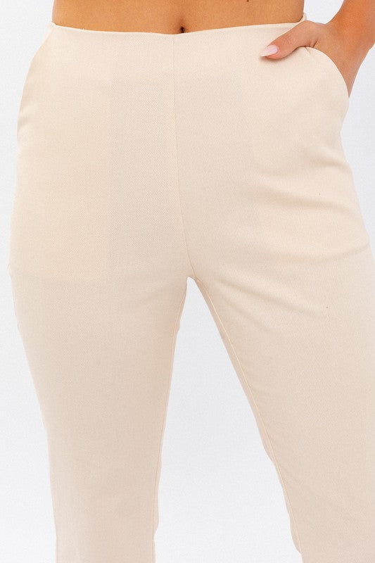 Dora High-Waisted Crop Pants