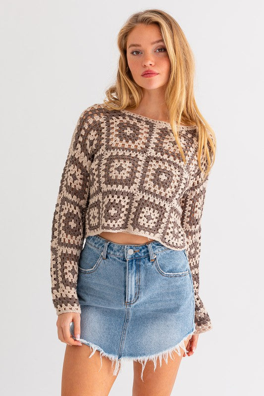 Janie Crochet Top