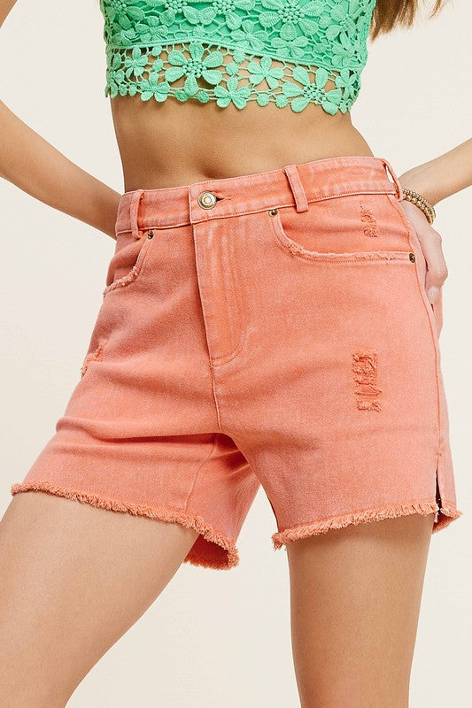 Dottie Washed Denim Shorts