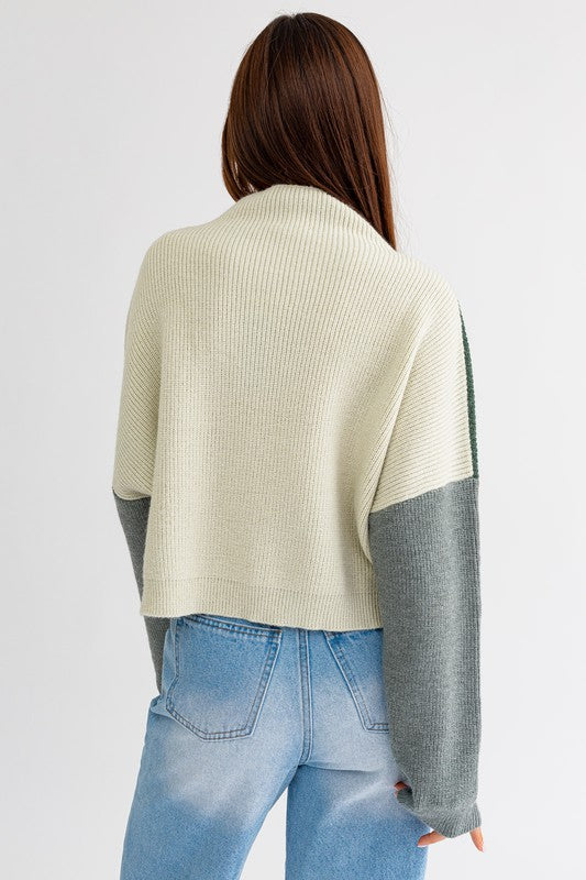 Thompson Color Block Oversized Sweater