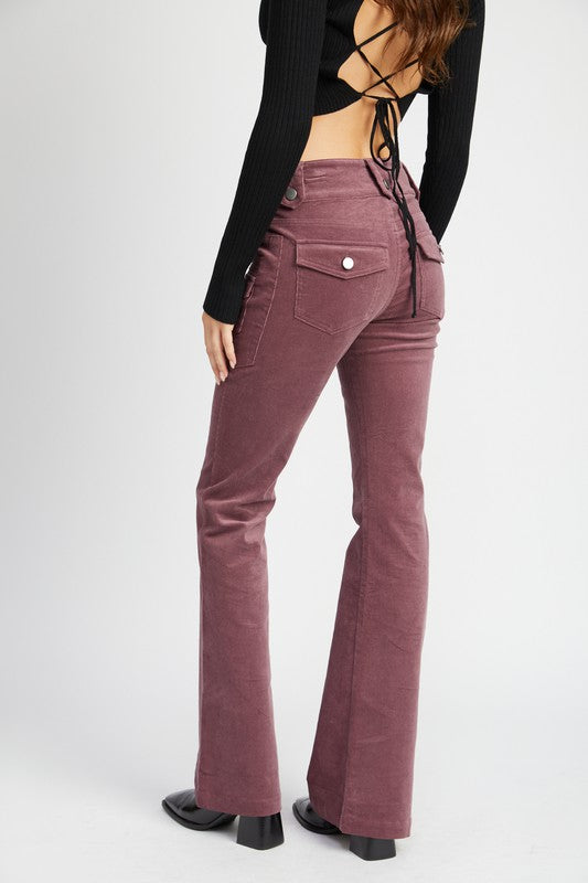 Dalla Low Rise Bell Bottom Pants