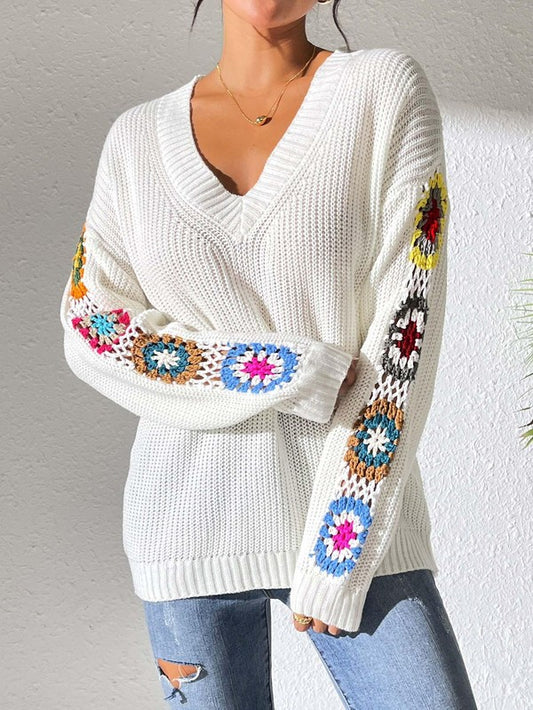 Cassie Crochet Sweater