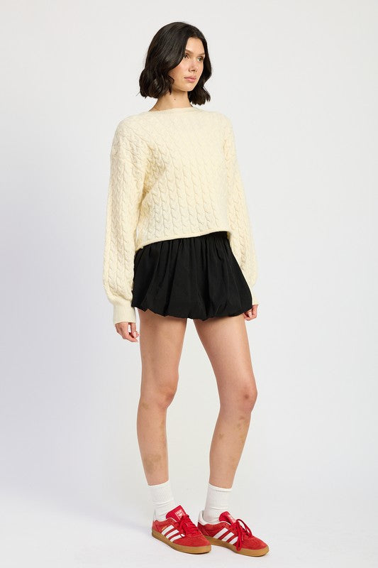 Casey Cable Knit Sweater