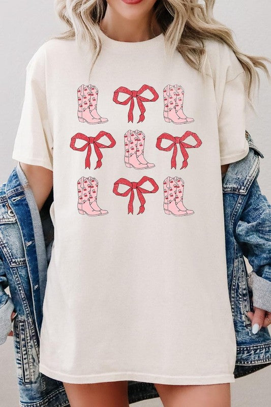 Cowgirl Valentine Graphic Heavy Cotton Tee